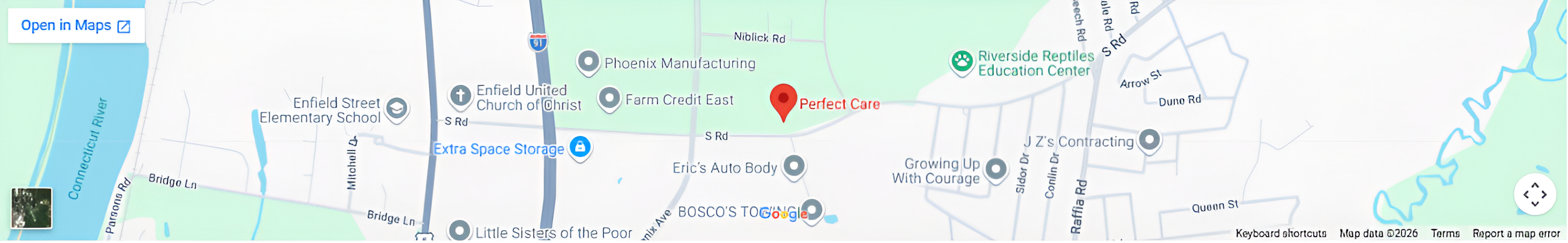 Location marker on a city map